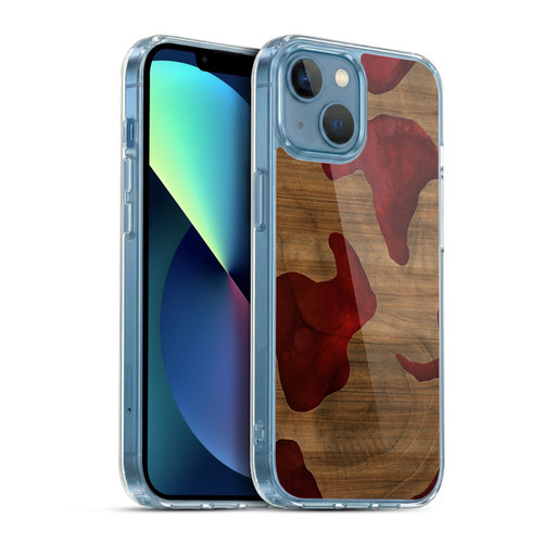 Alyn Spiller Wood & Resin Fire Soft Gel Case for Apple iPhone 13 Mini & MagSafe