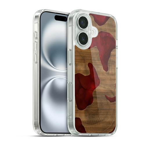 Alyn Spiller Wood & Resin Fire Soft Gel Case for Apple iPhone 16 & MagSafe
