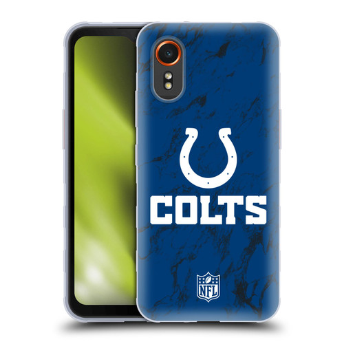 NFL Indianapolis Colts Graphics Coloured Marble Soft Gel Case for Samsung Galaxy Xcover7 5G