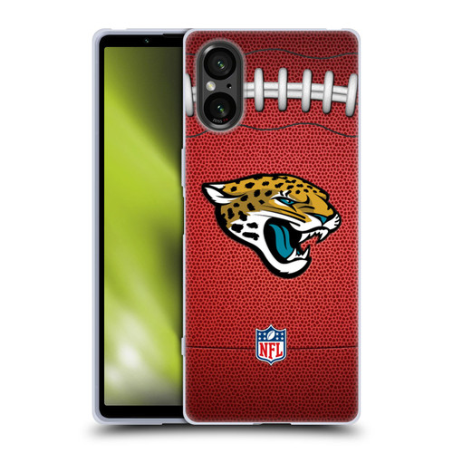 NFL Jacksonville Jaguars Graphics Football Soft Gel Case for Sony Xperia 5 V 5G