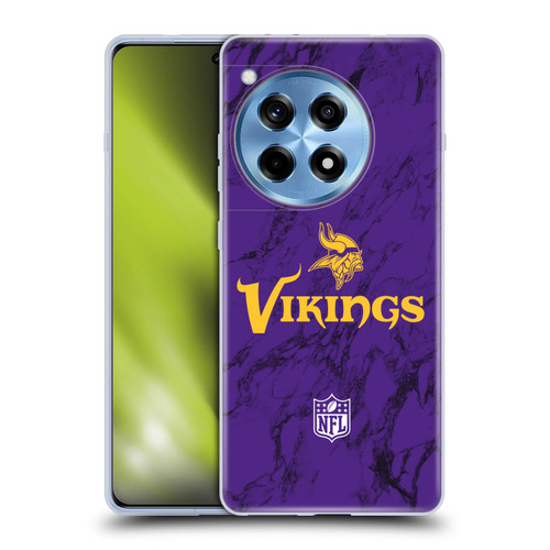 NFL Minnesota Vikings Graphics Coloured Marble Soft Gel Case for OPPO OnePlus Ace 3 5G