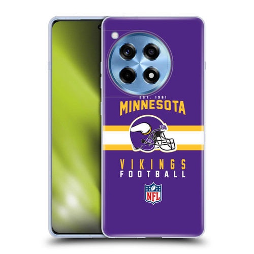 NFL Minnesota Vikings Graphics Helmet Typography Soft Gel Case for OPPO OnePlus Ace 3 5G