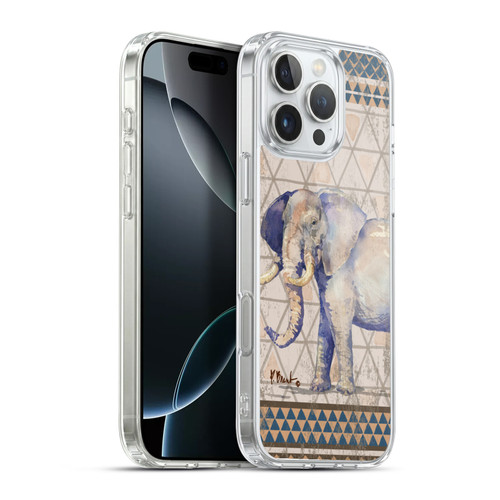 Paul Brent Animals Tribal Elephant Soft Gel Case for Apple iPhone 16 Pro Max & MagSafe