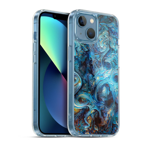 Cosmo18 Jupiter Fantasy Blue Soft Gel Case for Apple iPhone 13 Mini & MagSafe