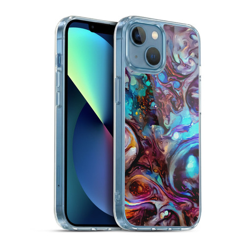 Cosmo18 Jupiter Fantasy Indigo Soft Gel Case for Apple iPhone 13 Mini & MagSafe