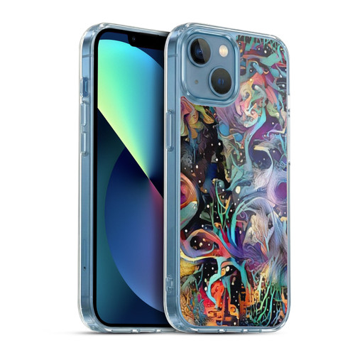 Cosmo18 Jupiter Fantasy Decorative Soft Gel Case for Apple iPhone 13 Mini & MagSafe