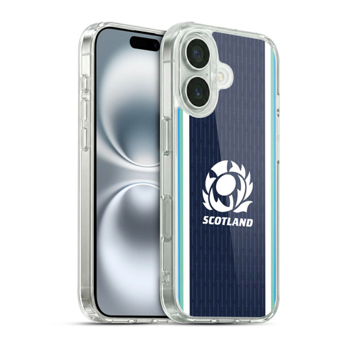 Scotland Rugby 2024/25 Crest Kit Home Soft Gel Case for Apple iPhone 16 & MagSafe