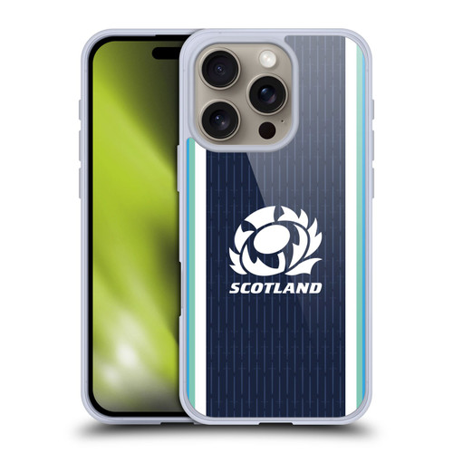 Scotland Rugby 2024/25 Crest Kit Home Soft Gel Case for Apple iPhone 16 Pro
