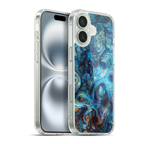 Cosmo18 Jupiter Fantasy Blue Soft Gel Case for Apple iPhone 16 Plus & MagSafe