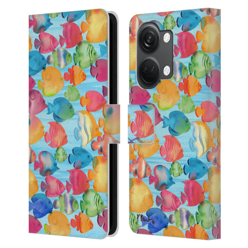 Paul Brent Coastal Tropical Fish School Leather Book Wallet Case Cover For OnePlus Nord 3 5G