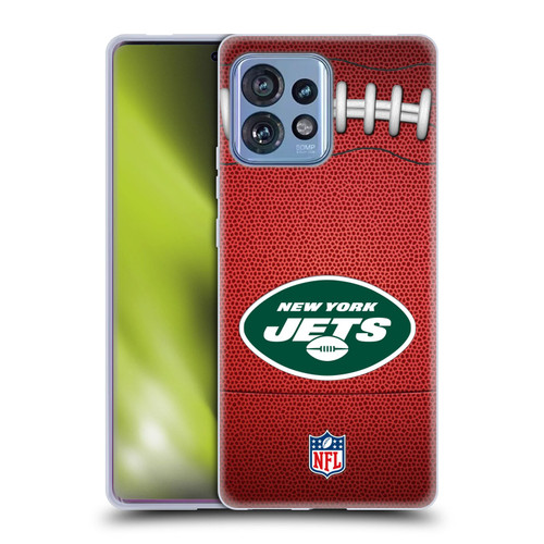 NFL New York Jets Graphics Football Soft Gel Case for Motorola Moto Edge 40 Pro