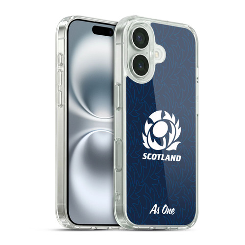 Scotland Rugby Graphics Pattern Soft Gel Case for Apple iPhone 16