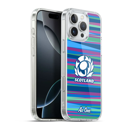 Scotland Rugby Graphics Training Pattern Soft Gel Case for Apple iPhone 16 Pro Max