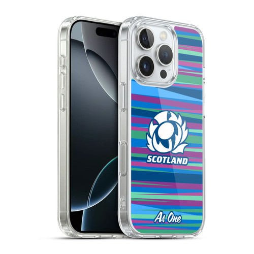 Scotland Rugby Graphics Training Pattern Soft Gel Case for Apple iPhone 16 Pro