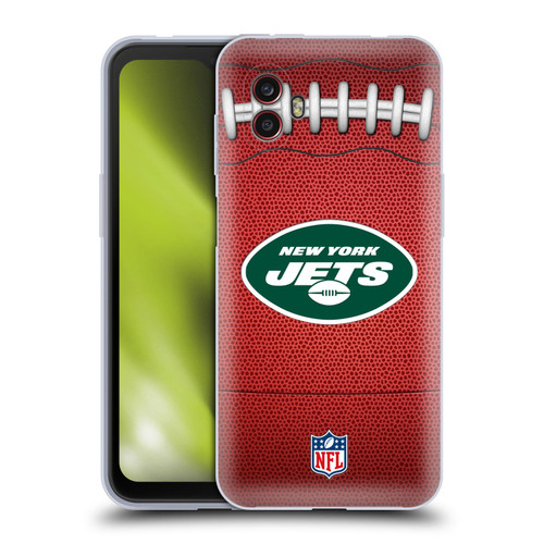 NFL New York Jets Graphics Football Soft Gel Case for Samsung Galaxy Xcover6 Pro/Pro2