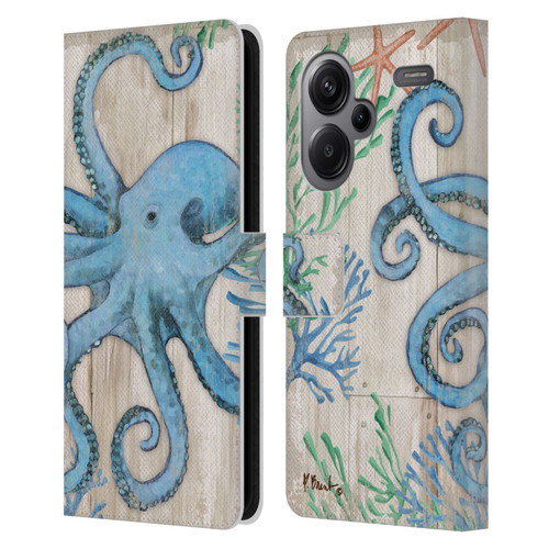 Paul Brent Coastal Sealife Leather Book Wallet Case Cover For Xiaomi Redmi Note 13 Pro Plus 5G