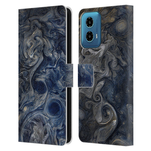 Cosmo18 Space 2 Blues Leather Book Wallet Case Cover For Motorola Moto G34 5G