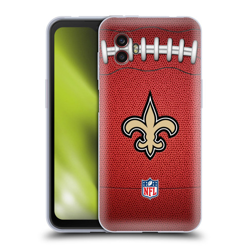 NFL New Orleans Saints Graphics Football Soft Gel Case for Samsung Galaxy Xcover6 Pro/Pro2