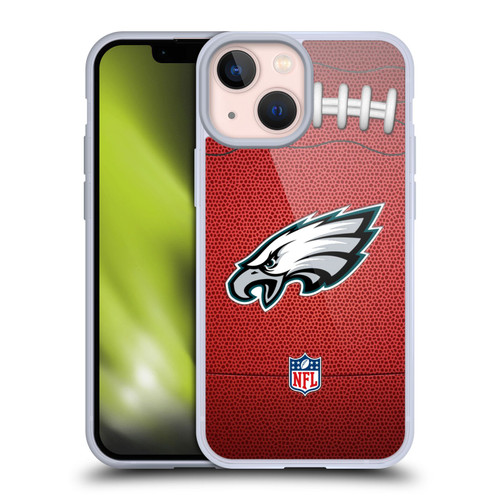 NFL Philadelphia Eagles Graphics Football Soft Gel Case for Apple iPhone 13 Mini