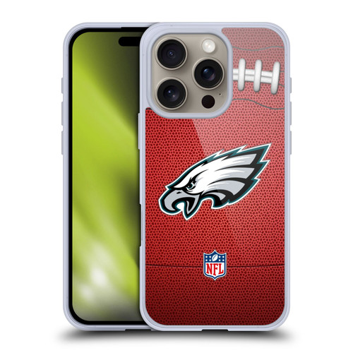NFL Philadelphia Eagles Graphics Football Soft Gel Case for Apple iPhone 16 Pro NFL Philadelphia Eagles Graphics Football Soft Gel Case for Apple iPhone 16 Pro
