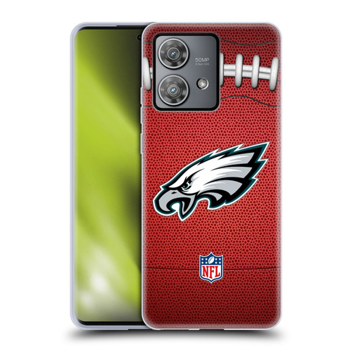 NFL Philadelphia Eagles Graphics Football Soft Gel Case for Motorola Edge 40 Neo 5G