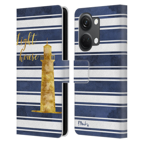 Paul Brent Nautical Lighthouse Leather Book Wallet Case Cover For OnePlus Nord 3 5G