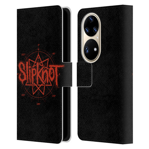 Slipknot Key Art Logo Leather Book Wallet Case Cover For Huawei P50 Pro