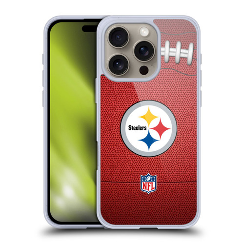 NFL Pittsburgh Steelers Graphics Football Soft Gel Case for Apple iPhone 16 Pro NFL Pittsburgh Steelers Graphics Football Soft Gel Case for Apple iPhone 16 Pro