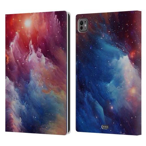 Cosmo18 Space Mysterious Space Leather Book Wallet Case Cover For Apple iPad Pro 11 M4 2024