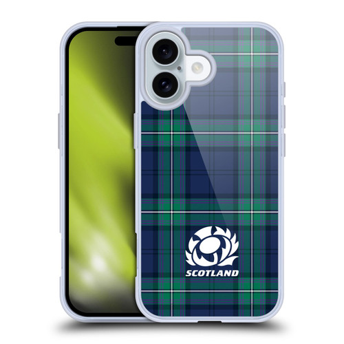Scotland Rugby Logo 2 Tartans Soft Gel Case for Apple iPhone 16