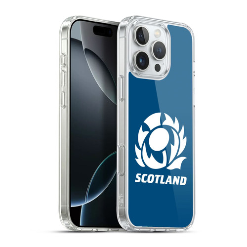 Scotland Rugby Logo 2 Plain Soft Gel Case for Apple iPhone 16 Pro Max