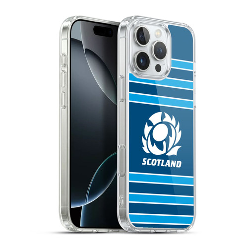 Scotland Rugby Logo 2 Stripes Soft Gel Case for Apple iPhone 16 Pro Max