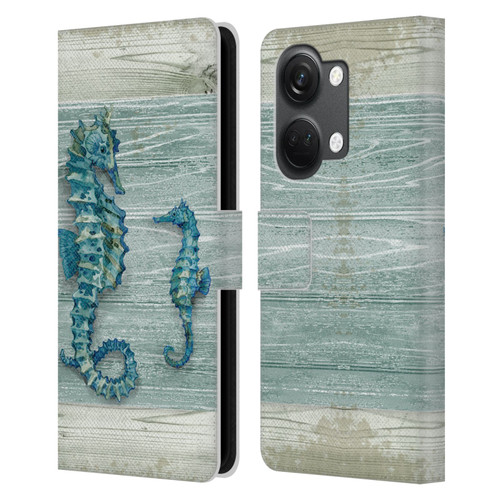 Paul Brent Sea Creatures Seahorse Leather Book Wallet Case Cover For OnePlus Nord 3 5G