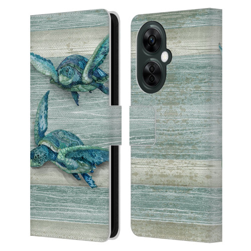 Paul Brent Sea Creatures Turtle Leather Book Wallet Case Cover For OnePlus Nord CE 3 Lite 5G