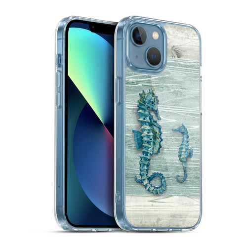 Paul Brent Sea Creatures Seahorse Soft Gel Case for Apple iPhone 13 Mini & MagSafe