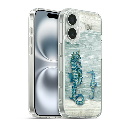 Paul Brent Sea Creatures Seahorse Soft Gel Case for Apple iPhone 16 & MagSafe