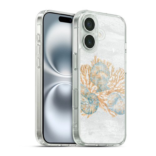 Paul Brent Sea Creatures Shells Soft Gel Case for Apple iPhone 16 & MagSafe