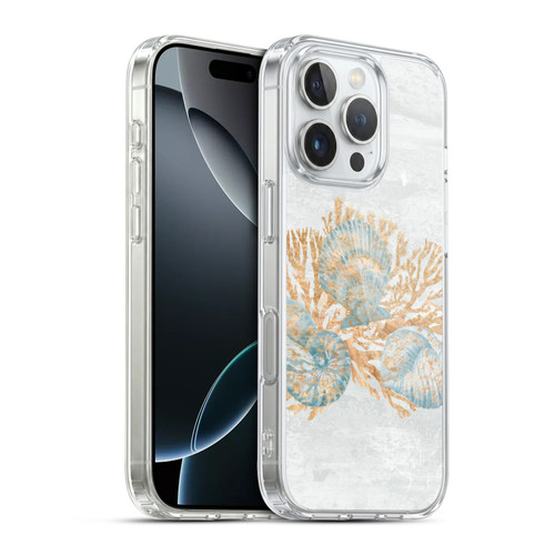 Paul Brent Sea Creatures Shells Soft Gel Case for Apple iPhone 16 Pro & MagSafe