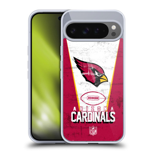 NFL Arizona Cardinals Logo Art Banner Soft Gel Case for Google Pixel 9 Pro XL