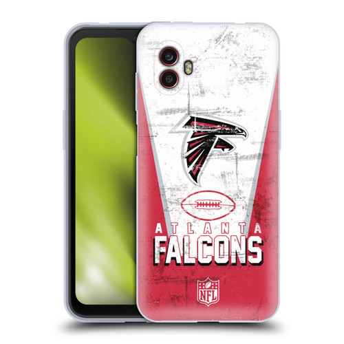 NFL Atlanta Falcons Logo Art Banner Soft Gel Case for Samsung Galaxy Xcover6 Pro/Pro2