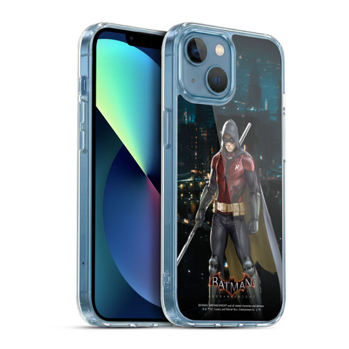 Batman Arkham Knight Characters Red Robin Soft Gel Case for Apple iPhone 13 Mini