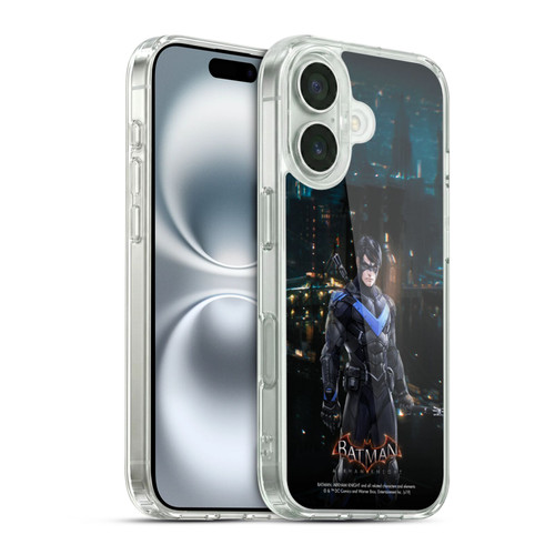 Batman Arkham Knight Characters Nightwing Soft Gel Case for Apple iPhone 16