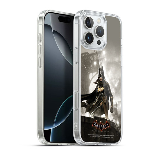 Batman Arkham Knight Characters Batgirl Soft Gel Case for Apple iPhone 16 Pro Max