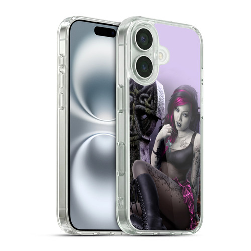 Tom Wood Fantasy Goth Girl Vampire Soft Gel Case for Apple iPhone 16 & MagSafe