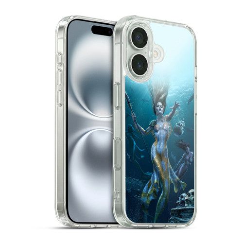 Tom Wood Fantasy Mermaid Hunt Soft Gel Case for Apple iPhone 16 & MagSafe