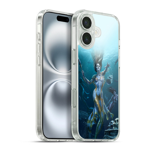 Tom Wood Fantasy Mermaid Hunt Soft Gel Case for Apple iPhone 16 Plus & MagSafe