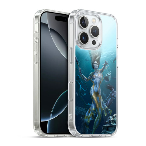 Tom Wood Fantasy Mermaid Hunt Soft Gel Case for Apple iPhone 16 Pro & MagSafe