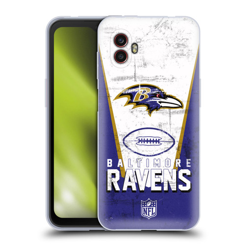 NFL Baltimore Ravens Logo Art Banner Soft Gel Case for Samsung Galaxy Xcover6 Pro/Pro2