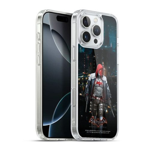 Batman Arkham Knight Characters Red Hood Soft Gel Case for Apple iPhone 16 Pro Max