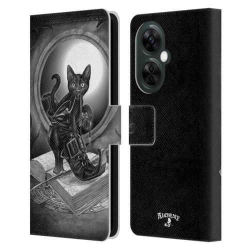 Alchemy Gothic Cats Midnight Mischief Leather Book Wallet Case Cover For OnePlus Nord CE 3 Lite 5G